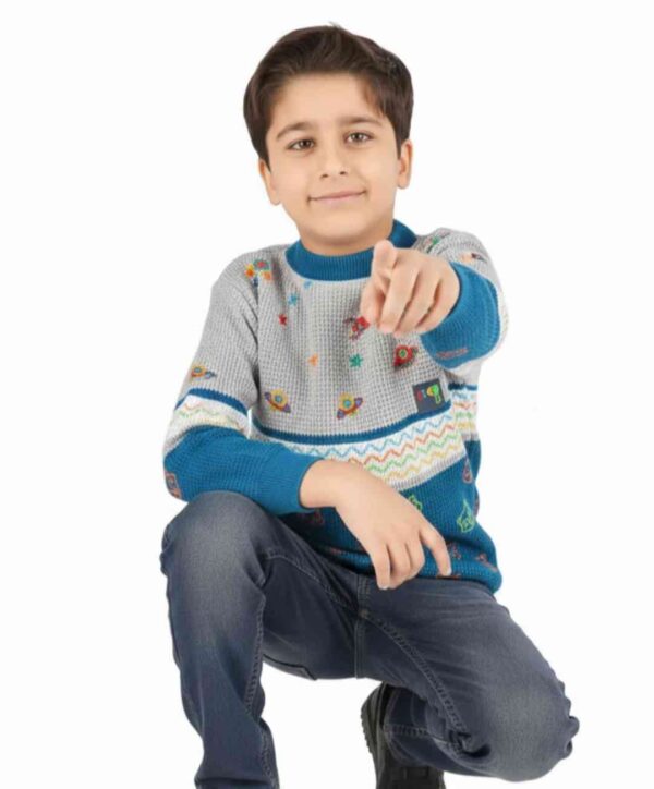 Boys Captain America Printed Oversized Fit Reversible Sequin Sweatshirt