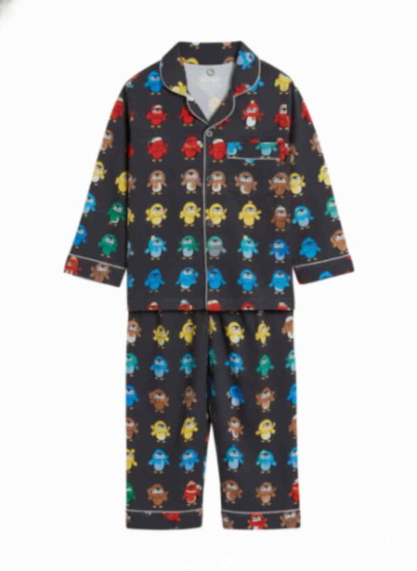 Unisex Kids Printed Night suit