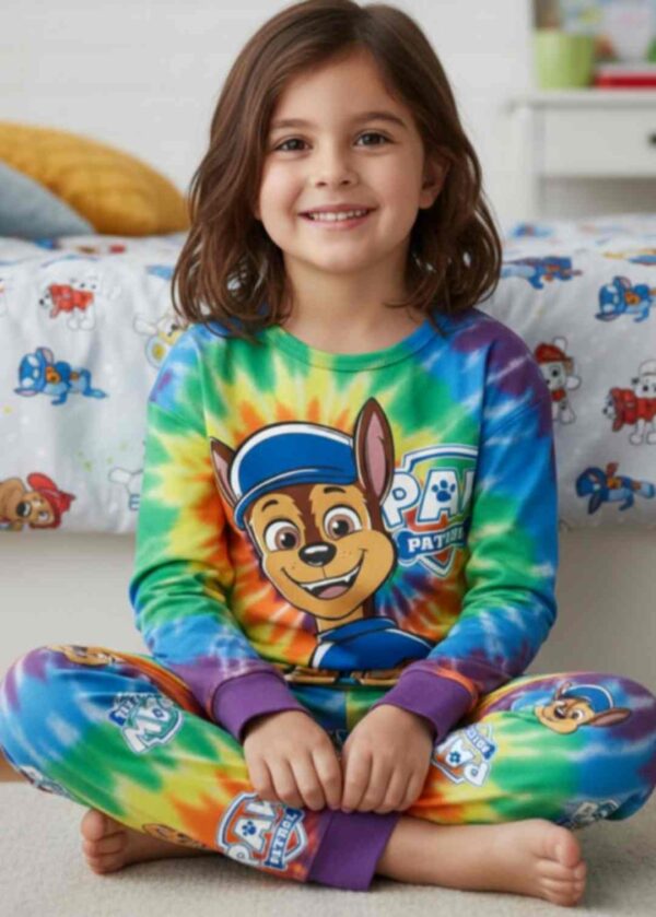 Kids Unisex Paw Patrol Printed Pure Cotton Night Suit